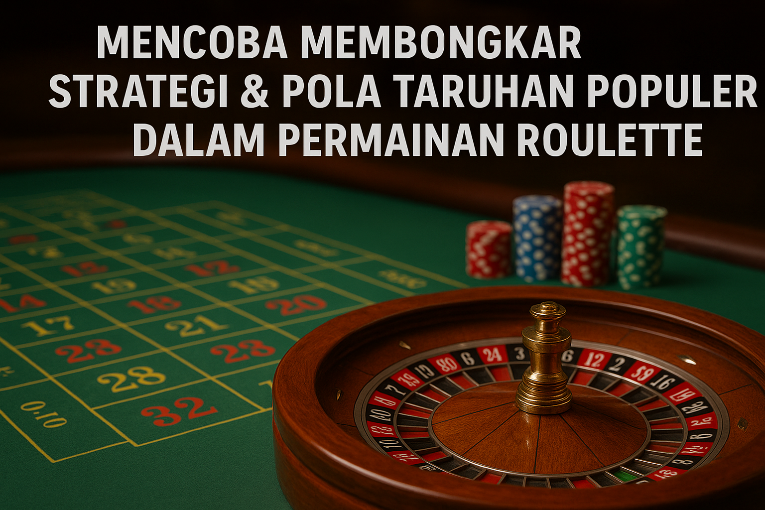 Mencoba Membongkar Strategi & Pola Taruhan Populer Dalam Permainan Roulette