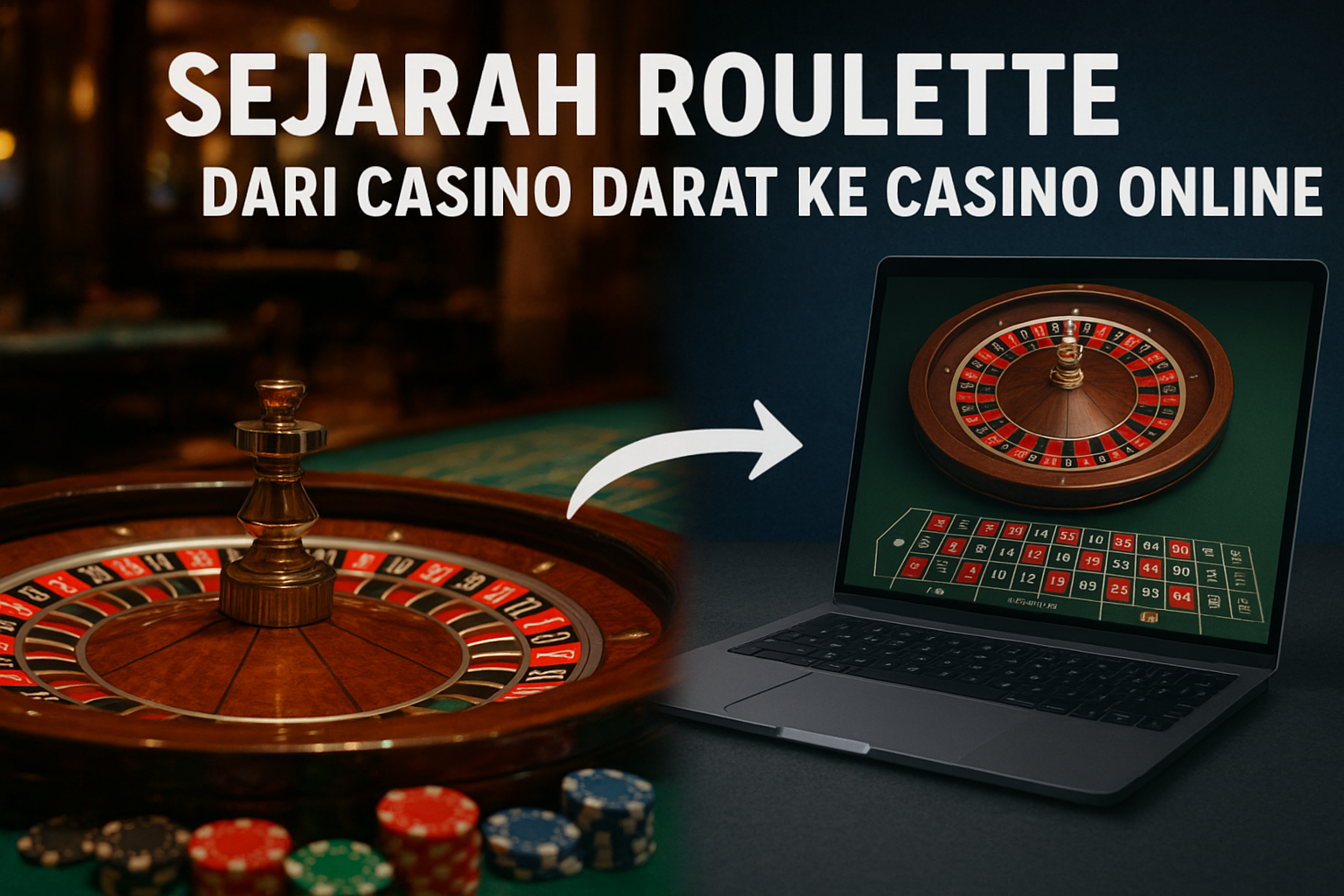 Sejarah Panjang Roulette Dari Casino Darat ke Casino Online